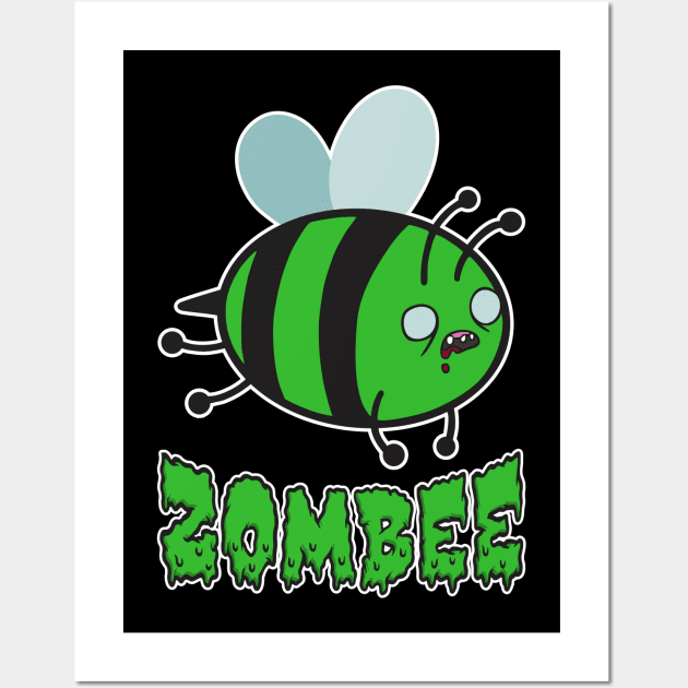 Zom-Bee Wall Art by DavesTees